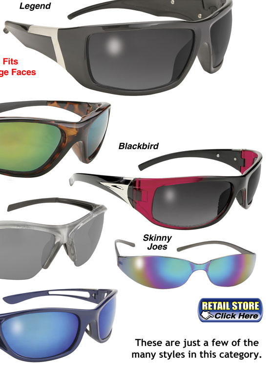 wrap style sunglasses